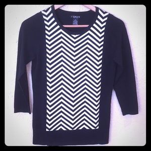 J’Envie Chevron Sweater sz XS